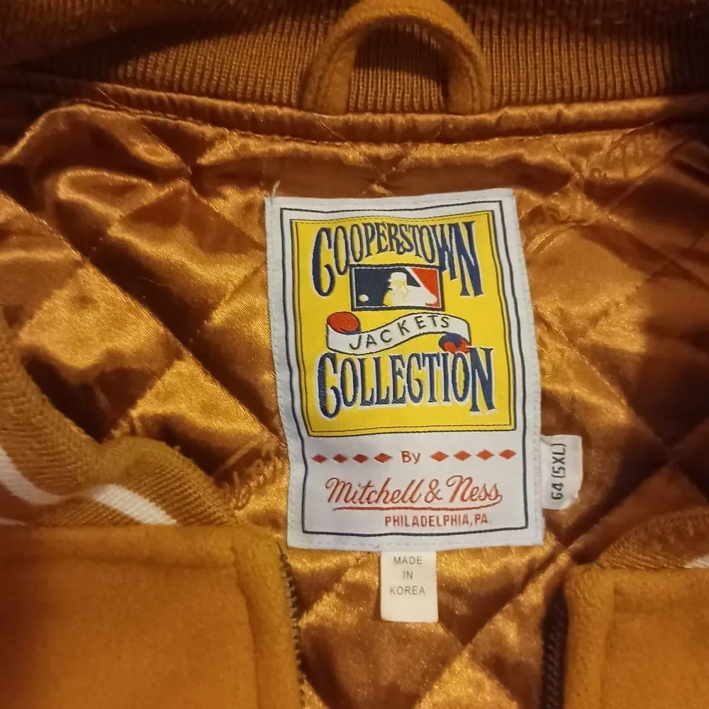 Mitchell & Ness Vintage 2006 Wool NY Yankees Quilted Jacket Men's Size 5… - Picture 8 of 11